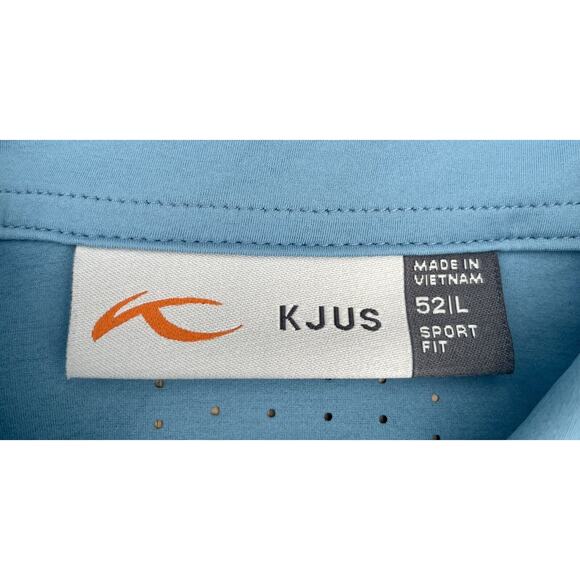 Kjus Golf Polo Shirt Men's Comfortable, Quality, Sweat Wicking Blue Sz. Large 52 - Picture 6 of 7